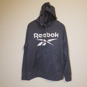 REEBOK IDENTITY BIG LOGO HOODIE SWEATSHIRT size MEDIUM